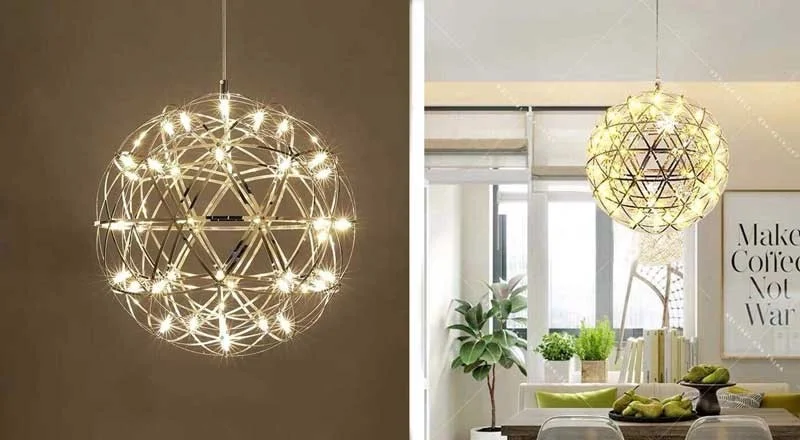 Đèn LED thả trần văn phòng - Đèn văn phòng thả trần hình quả cầu