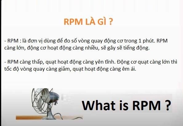 Tầm quan trọng của RPM
