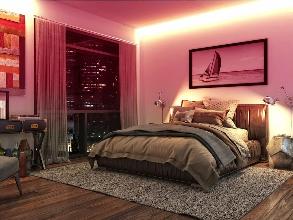 Dây đèn LED có thể được sử dụng để tạo ra bầu không khí ấm cúng và thư giãn.