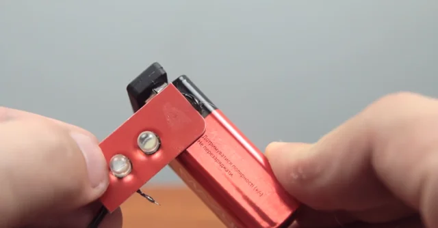 cách làm đèn led chạy bằng pin