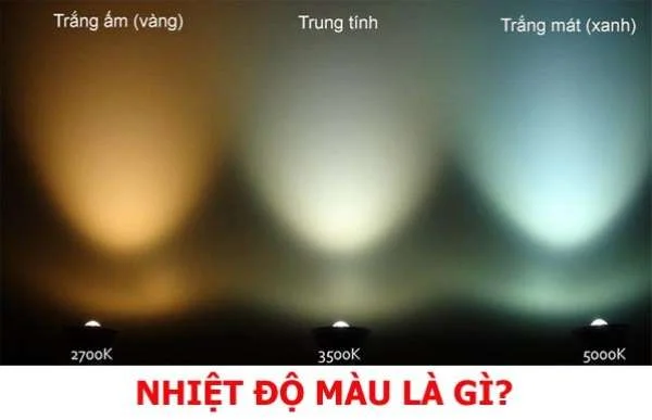 Nhiệt độ màu là gì? Bảng nhiệt độ màu đèn LED