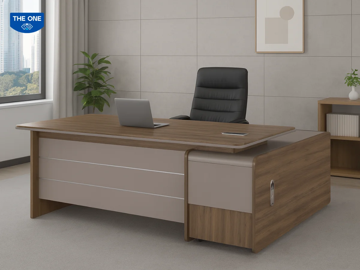 Sự đồng bộ trong thiết kế nội thất giúp văn phòng trở nên chuyên nghiệp và thoáng đãng hơn.